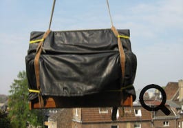 Krantransport Klavier